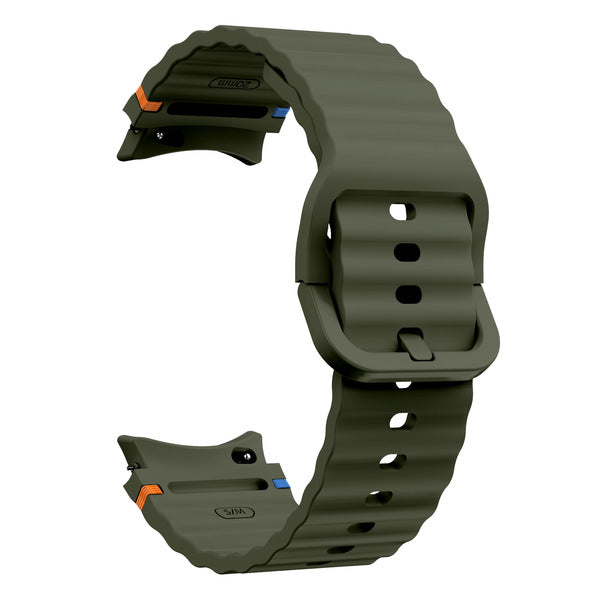 Bandico Ridge Contour Silicone Strap – For Samsung Galaxy Watch