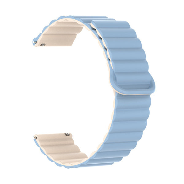 Bandico Magnetic Silicone Loop Strap -  20mm Quick-Release