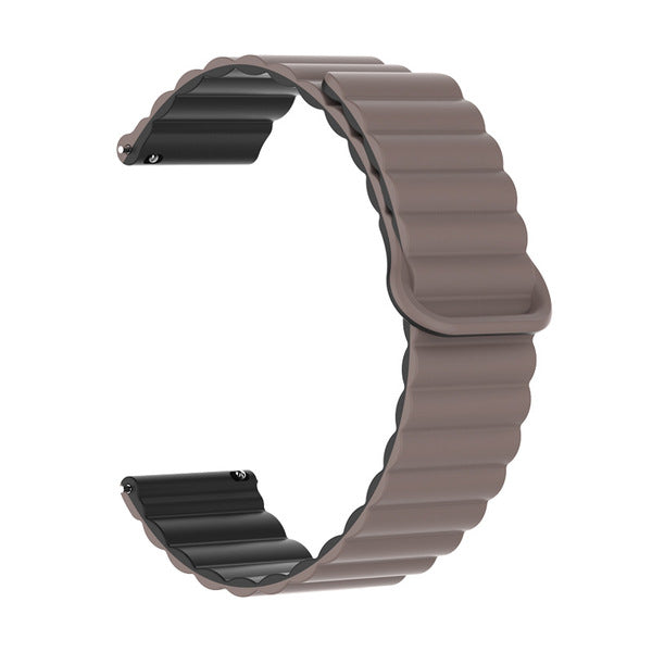 Bandico Magnetic Silicone Loop Strap -  20mm Quick-Release