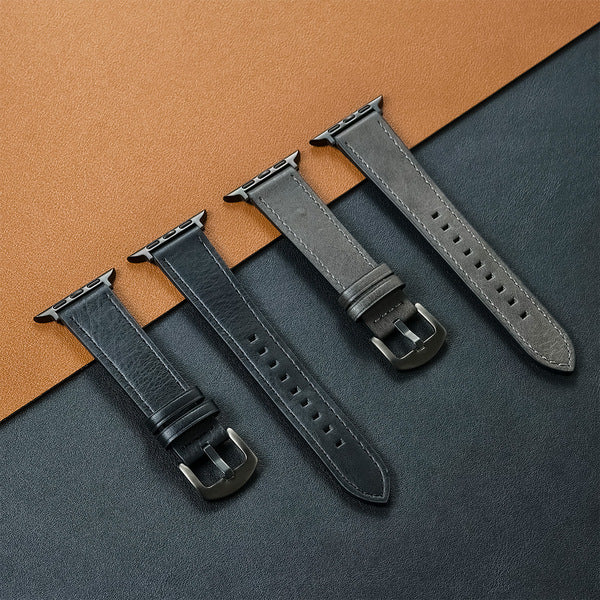 Bandico Leather Strap – For Apple Watch & Clones 38/40/41mm