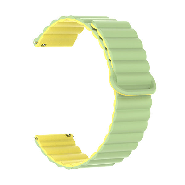 Bandico Magnetic Silicone Loop Strap -  20mm Quick-Release
