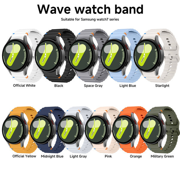 Bandico Ridge Contour Silicone Strap – For Samsung Galaxy Watch