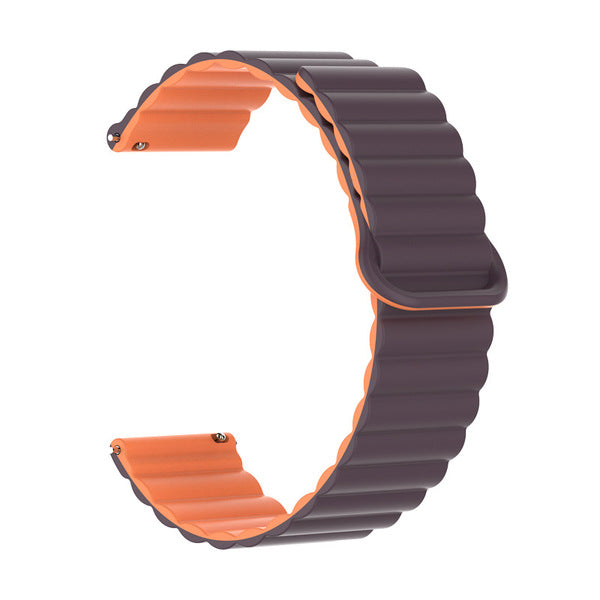 Bandico Magnetic Silicone Loop Strap -  20mm Quick-Release