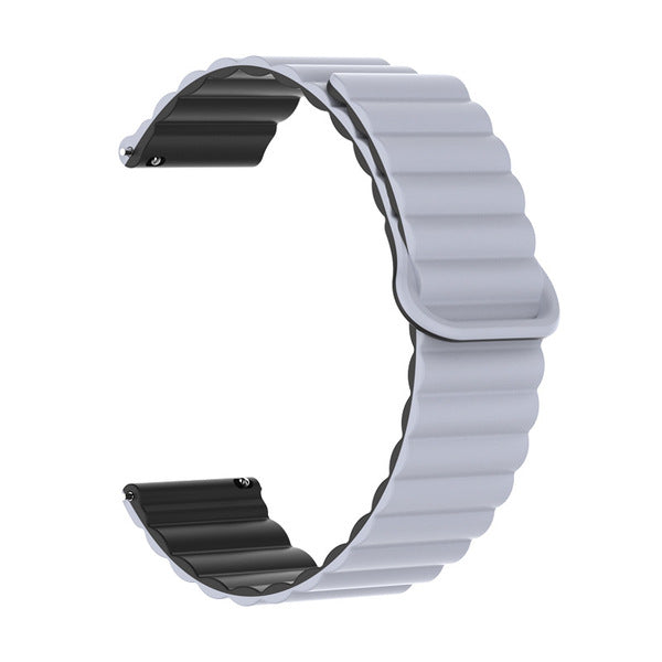 Bandico Magnetic Silicone Loop Strap -  20mm Quick-Release