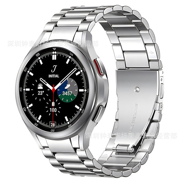 Bandico Executive Stainless Steel Link Strap – For Samsung Galaxy Watch