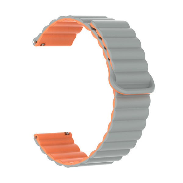 Bandico Magnetic Silicone Loop Strap -  20mm Quick-Release