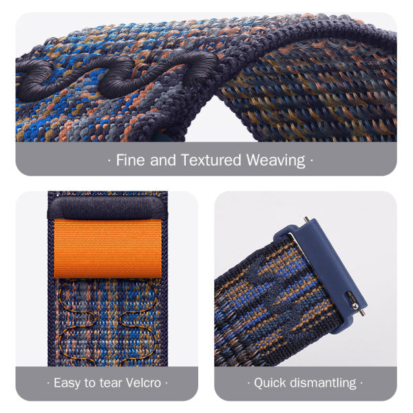 Bandico Active Nylon Sport Strap - 22mm Universal