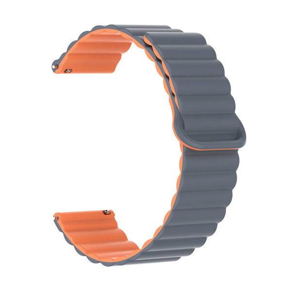 Bandico Magnetic Silicone Loop Strap -  20mm Quick-Release