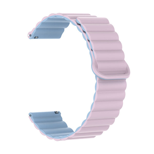 Bandico Magnetic Silicone Loop Strap -  20mm Quick-Release