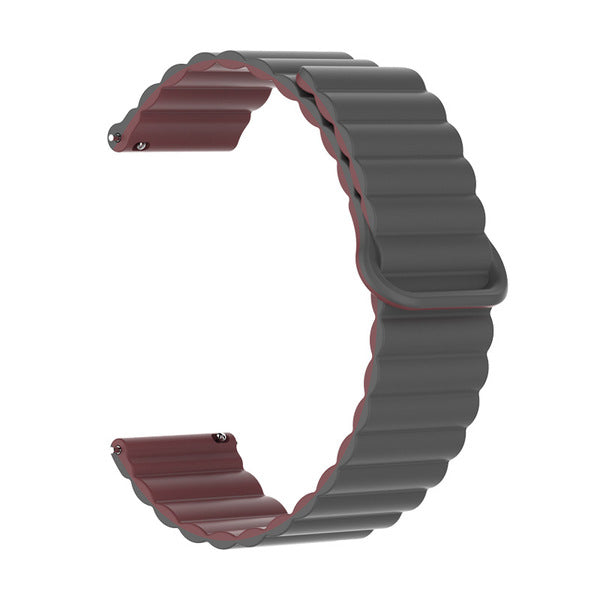 Bandico Magnetic Silicone Loop Strap -  20mm Quick-Release