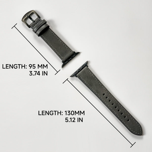 Bandico Leather Strap – For Apple Watch & Clones 38/40/41mm