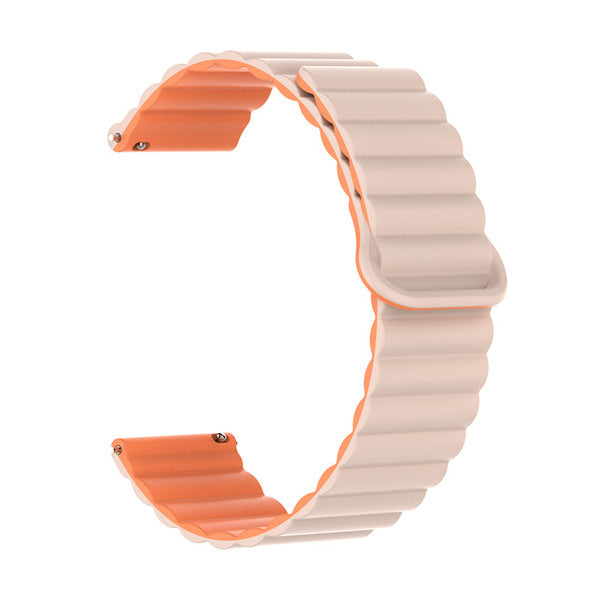 Bandico Magnetic Silicone Loop Strap -  20mm Quick-Release