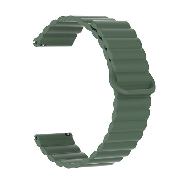 Bandico Magnetic Silicone Loop Strap -  20mm Quick-Release