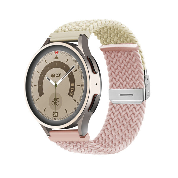 Bandico Nylon Woven Buckle Loop Strap - 22mm Quick-Release