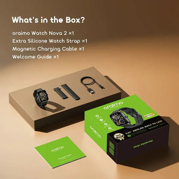 oraimo Watch Nova 2 (OSW-814) – AMOLED Curved Mastery