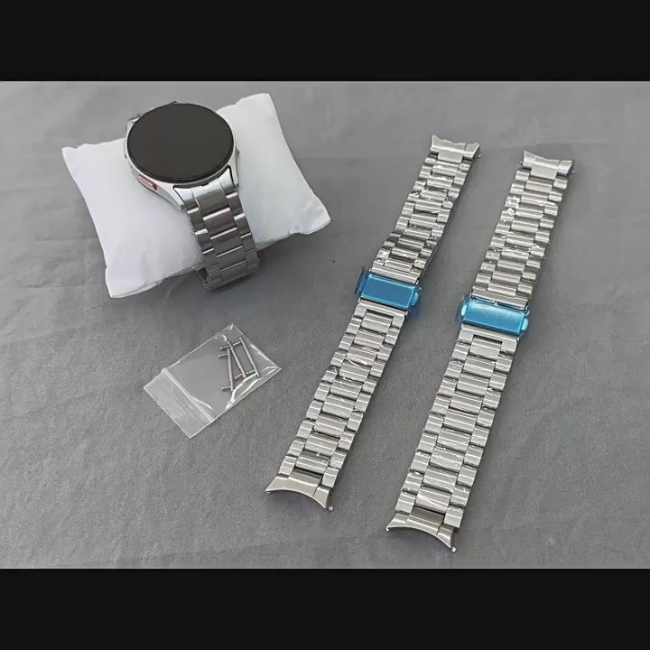 Bandico Executive Stainless Steel Link Strap – For Samsung Galaxy Watch