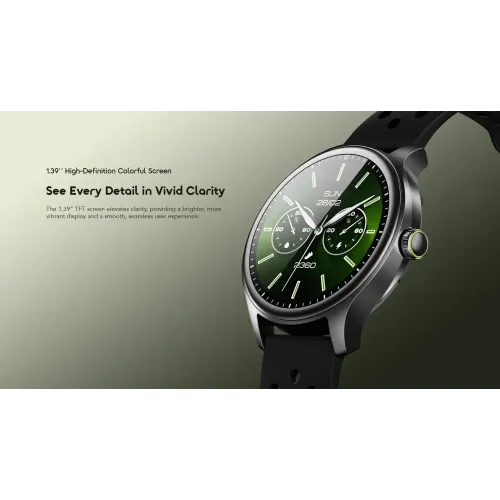 oraimo Watch 6R – 1.39” HD Bluetooth Calling Smartwatch